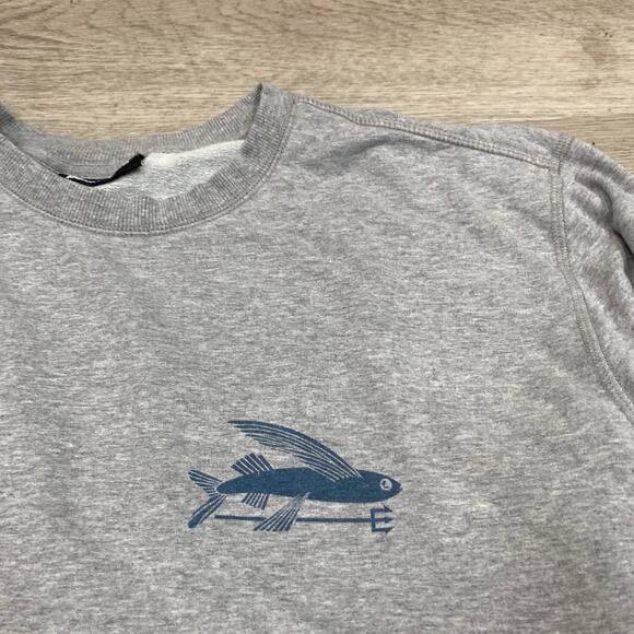 Patagonia Flying Fish Trident Logo Crewneck Sweatshirt Men's Large Gorpcore - Picture 2 of 9